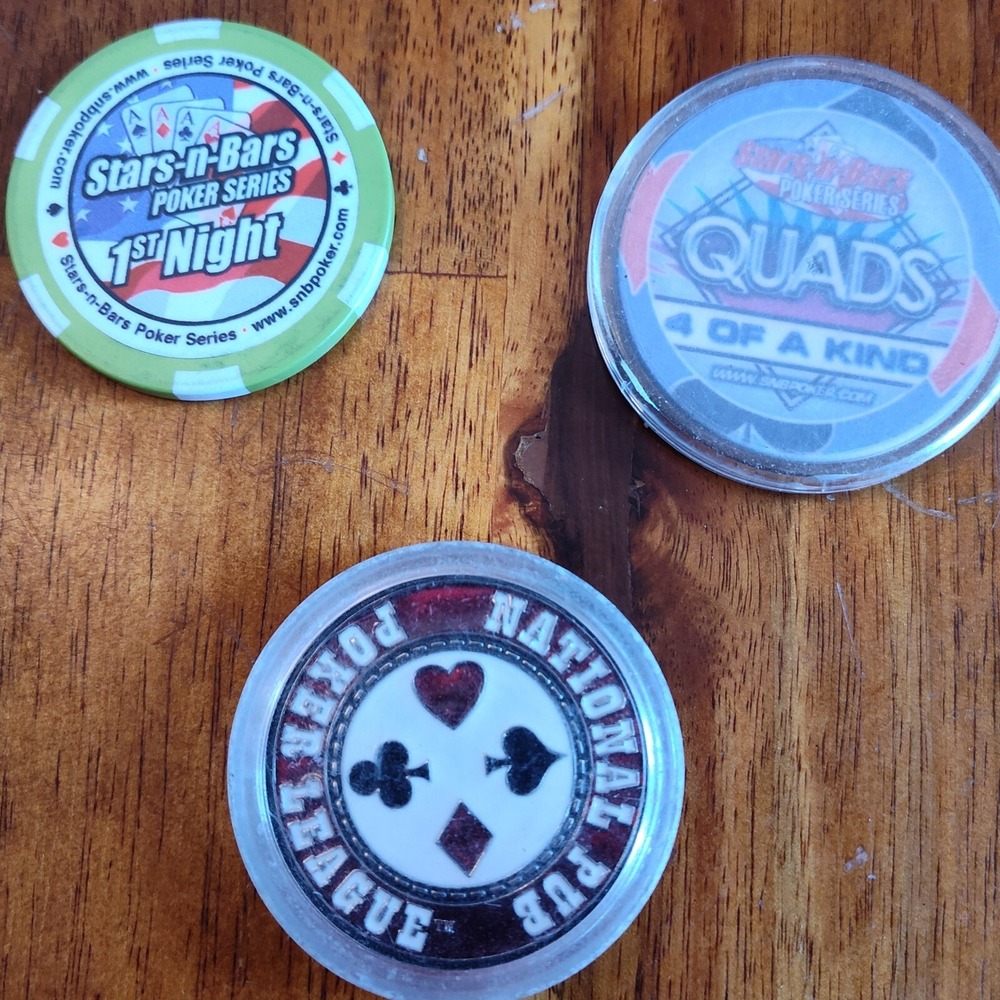 Collector Poker Chips lot of 3